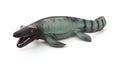 Mosasaurus toy on white Royalty Free Stock Photo