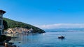 Moscenicka Draga - A small town located on the shore of the Mediterranean Sea Royalty Free Stock Photo