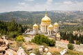 Moscovia Gorny monastery church buildings Jerusalem cityscape.