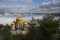 Moscovia Monastery, Jerusalem, above Clouds Royalty Free Stock Photo