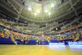 Basketball court in Megasport stadium,