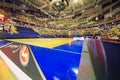 Basketball court in Megasport stadium,