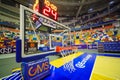 Basketball ring in Megasport stadium,