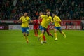 Rostov Rostov on Don football players Royalty Free Stock Photo