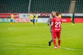 Yury SEMIN Head coach of the club Lokomotiv before the soccer game Royalty Free Stock Photo