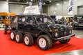 MOSCOW - AUG 2016: LADA VAZ 2131 4x4 presented at MIAS Moscow International Automobile Salon on August 20, 2016 in Moscow, Russia