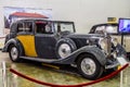 MOSCOW - AUG 2016: Rolls-Royce Phantom III 1937 presented at MIAS Moscow International Automobile Salon on August 20, 2016 in Mosc Royalty Free Stock Photo