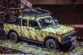 MOSCOW - AUG 2016: VAZ-2329 LADA 4x4 Pickup presented at MIAS Moscow International Automobile Salon on August 20, 2016 in Moscow,
