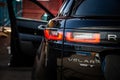 Moscow. Autumn 2018. The Land Rover Range Rover Velar in Black c