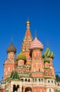 Moscow, Basil`s cathedral on Red square , Russia