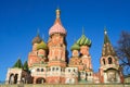 Moscow, Basil`s cathedral on Red square, Russia
