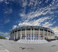 Moscow big sports arena Stadium Luzhniki Olympic Complex -- Stadium for the 2018 FIFA World Cup in Russia panorama