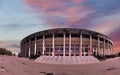 Moscow big sports arena Stadium Luzhniki Olympic Complex -- Stadium for the 2018 FIFA World Cup in Russia panorama