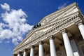 Moscow - Bolshoi Theatre building facade details Royalty Free Stock Photo