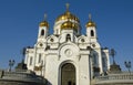 Moscow, cathedral of Jesus Christ Saviour Royalty Free Stock Photo