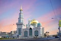 The Moscow Cathedral mosque. Royalty Free Stock Photo