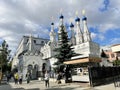 Moscow, Russia, July, 02, 2021. Moscow. Church of the Nativity in Putinki in summer, 1646 -1652 years built