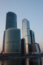 Moscow-city business center Royalty Free Stock Photo