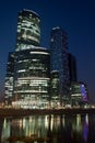 Moscow-city business center Royalty Free Stock Photo