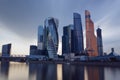 Moscow City modern urban landscape. Russia Royalty Free Stock Photo