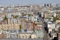 Moscow city center. Birds eye view. Royalty Free Stock Photo