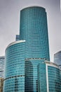 Moscow City. The center of business in Russia. Conduction of financial transactions. Moscow Russia. Royalty Free Stock Photo