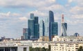 Moscow city international business centre, Russia Royalty Free Stock Photo