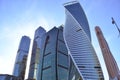 Moscow City. Modern buildings. Street photo.