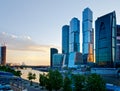 Moscow City. Moscow, Russia. Royalty Free Stock Photo