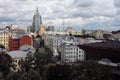 Moscow city panorama.