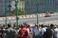 Moscow City Racing A racing car Ferrari July Royalty Free Stock Photo