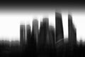 Moscow city skyscrapers abstract background Royalty Free Stock Photo