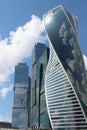 Moscow City. Skyscrapers: Capital City, Empire, Evolution Royalty Free Stock Photo