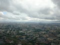 Moscow city. View from the Ostankino Tower in the autumn