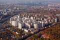 Moscow city. View from the Ostankino Tower Royalty Free Stock Photo