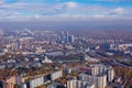 Moscow city. View from the Ostankino Tower Royalty Free Stock Photo