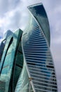 Moscow City - view of skyscrapers Moscow International Business Center, Russia Royalty Free Stock Photo