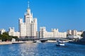 Moscow cityscape in summer day Royalty Free Stock Photo