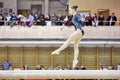 Russian gymnast Aliya Mustafina during Royalty Free Stock Photo