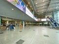 Moscow Domodedovo airport departure hall