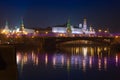 Moscow embankment Royalty Free Stock Photo