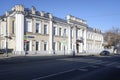 General Orlov mansion in Prechistenka street, the center of Moscow. Sunny winter view.