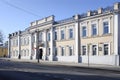 General Orlov mansion in Prechistenka street, the center of Moscow. Sunny winter view.