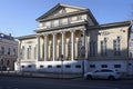 Khruschev - Seleznev mansion in Prechistenka street, nowadays building of Pushkin State Museum. Sunny winter view.