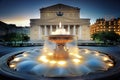 Moscow, Fountain near the Bolshoi theater.