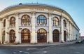 Moscow Gostiny Dvor in Kitai-gorod, built in the style of classicism in 1790-1830