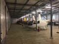 Hangar of Helicopters base