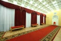 Empty Hall with red carpet in Palace on Yauza
