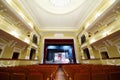 Empty hall in theater in Palace on Yauza