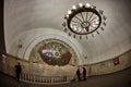 Moscow - 10 January 2017: Komsomolskaya metro station